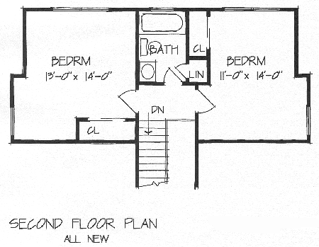 Plano del segundo piso