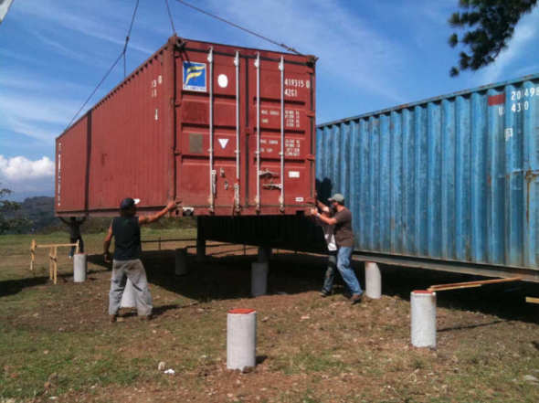 construccion casa containers