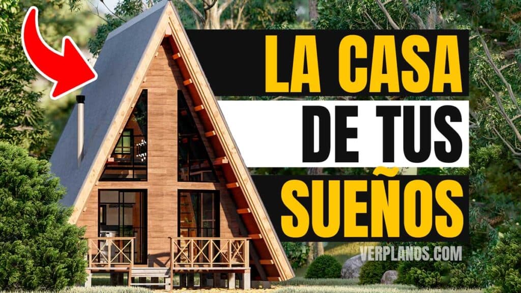 ¡La cabaña de tus sueños! Increíble plano de casa