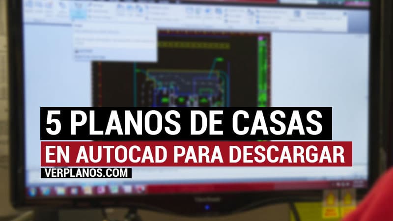 Planos de casas en Autocad gratis para descargar
