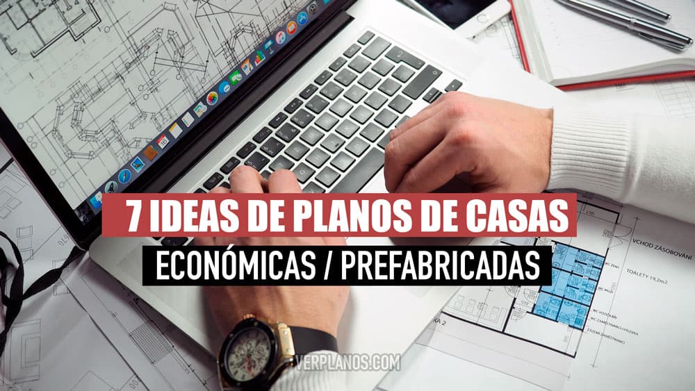 Planos de casas prefabricadas económica de 2 y 3 dormitorios