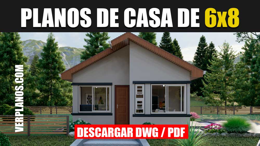 Pequeña y Económica Idea de Plano de Casa
