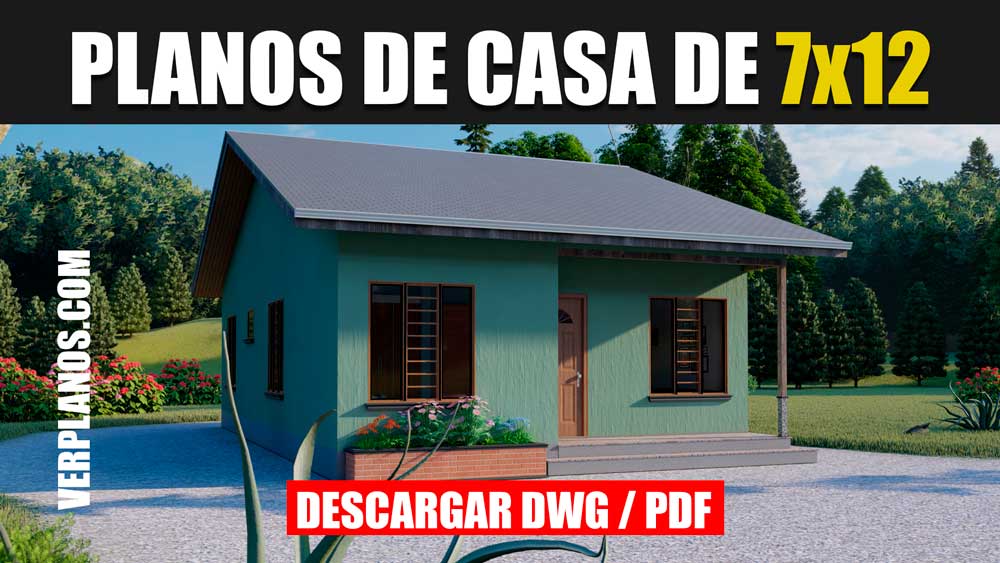 Plano de Casa para el Campo ¡Muy Hermosa!