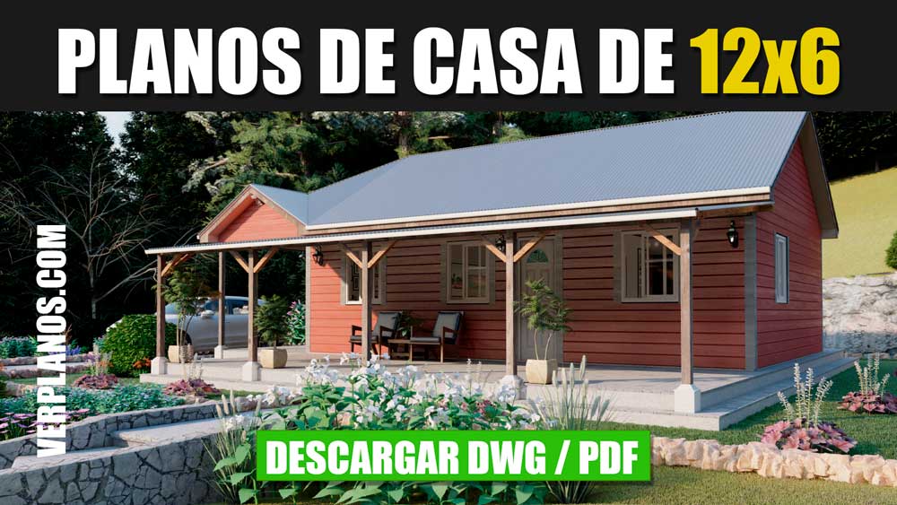 Planos de Vivienda Campestre (DWG y PDF)