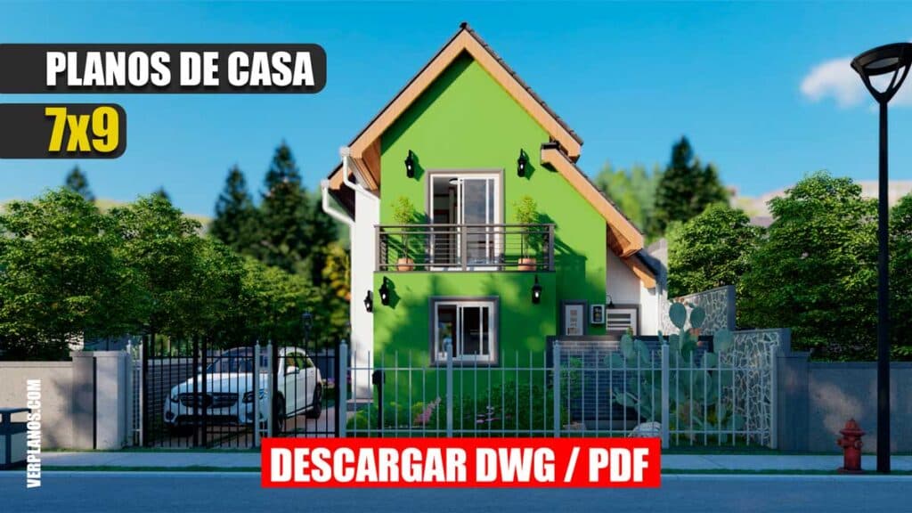 Casa de 2 Pisos con 3 Dormitorios y 3 Baños ¡Económica y Pequeña!