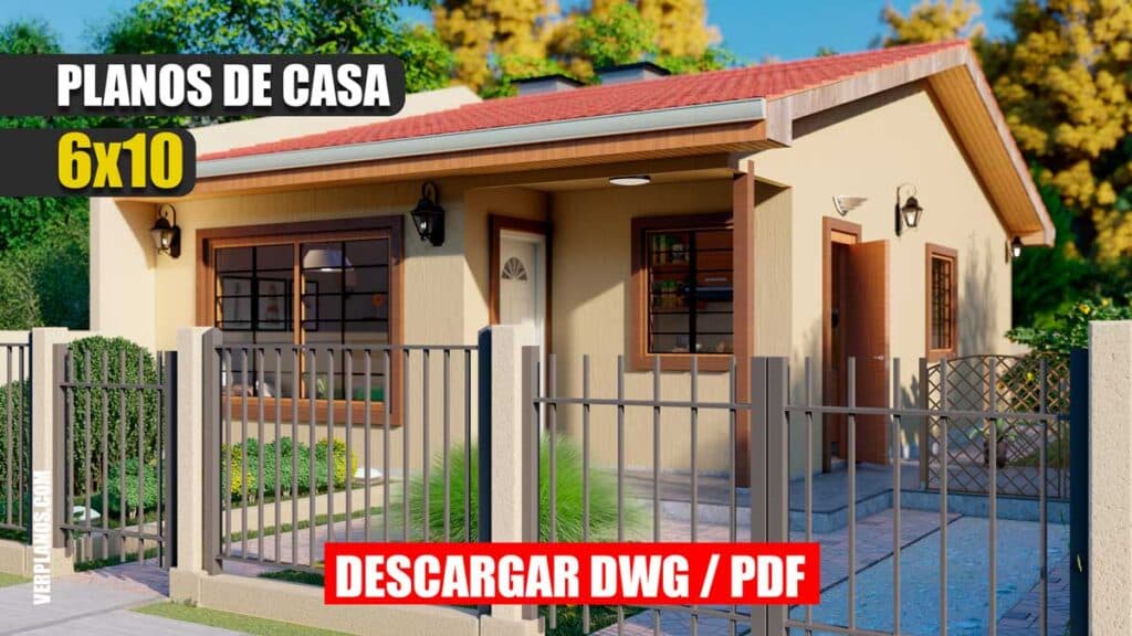 Planos de Casa Económica y Pequeña de 3 Dormitorios y 2 Baños