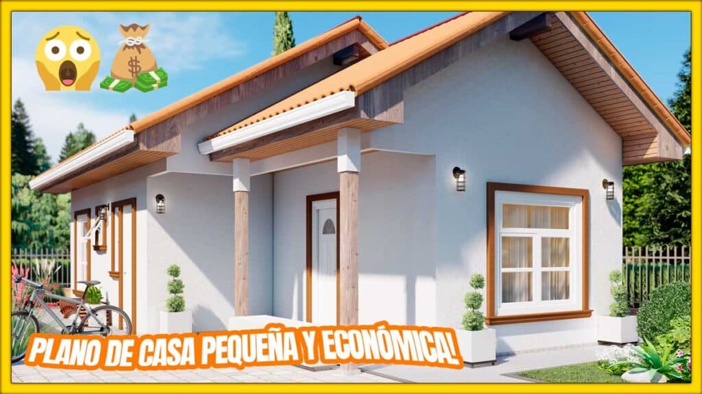 Hermoso Plano de Casa Pequeño pero Completo (DWG / PDF)