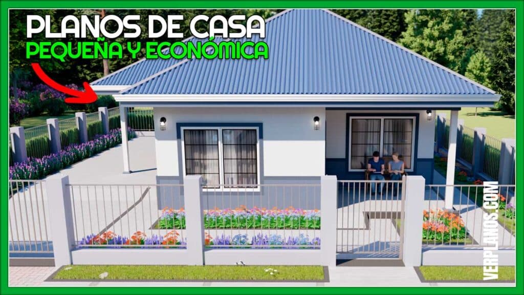 ¡Súper Plano de Casa Económica y Pequeña! (DWG / PDF)