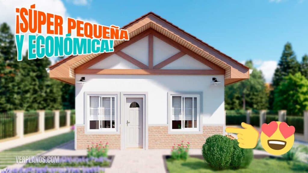Increíble Plano de Casa PEQUEÑO y ECONÓMICO ¡GRATIS! (DWG / PDF)