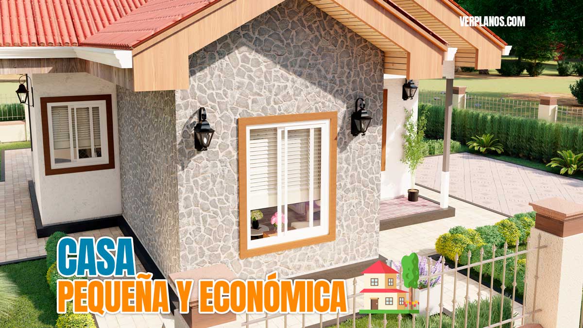 plano de casa con 3 dormitorios económica social gratis de 1 piso formato dwg y pdf gratis