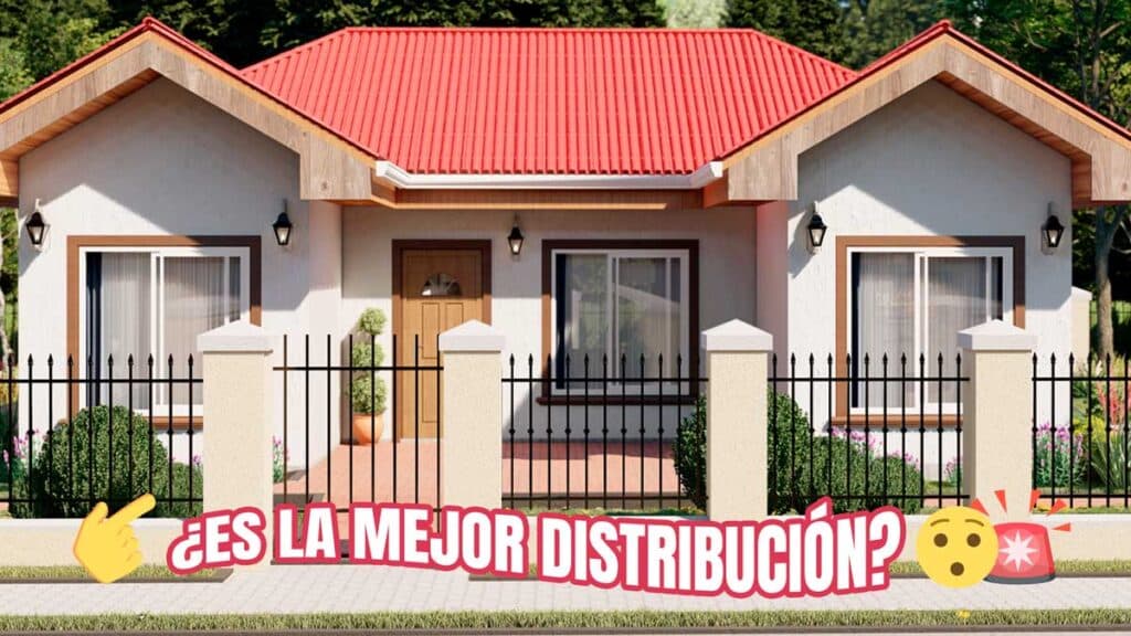 Elegante Diseño de Casa con 3 Dormitorios y 2 Baños