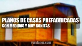 3 planos de casas prefabricadas con medidas y económicas