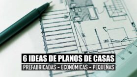Planos de casas prefabricadas económicas y pequeñas en Autocad y PDF