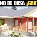 Plano de casa gratis descargar en formato DWG o PDF