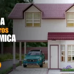 Diseño de casa 7x5 metros dos pisos con garaje